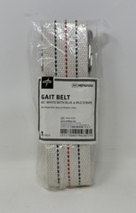 Medline Gait Transfer Belt REF MDT821203 60″ white red blue striped New