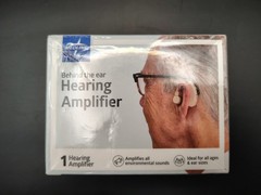 MEDLINE Hearing Amplifier Fits Behind the Ear Flexible Ear Hook New Sealed (One)