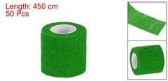 Self Adhesive Bandage Wrap 177″ x 2″, 50 Pcs Wrap Tape, Emerald Green
