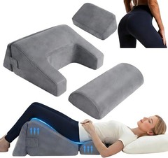 Multi-Configuration BBL Pillow for Comfort & Support After Brazilian Butt Lift