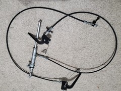 Tilt In Space Hand Levers cables quickie Ts wheelchair Left Right w 1 Pneumatic
