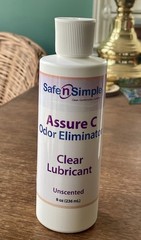 Safe N Simple Assure C Odor Eliminator Clear Lubricant Unscented 8 oz. (236 ml)
