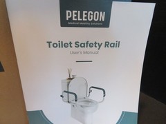 Pelegon Toilet Safety Rails (350 Lb.) – Adjustable Toilet Safety Frame