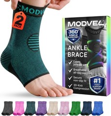 Ambidextrous Ankle Support Compression Socks for Active Lifestyles – 2 Pack