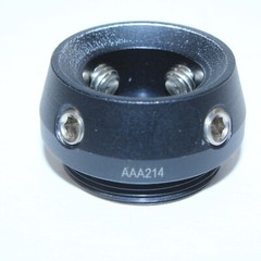 TRULIFE PROSTHETIC AAA214 30mm Aluminum Rotatable Adapter Female Insert Black