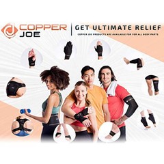 Full Leg Compression Sleeve Knee Calf Running Basketball Men Women Copper Joe