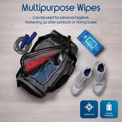Disposable Hypoallergenic Wipes for Seniors – 50 Count Aloe Vera Cleansing