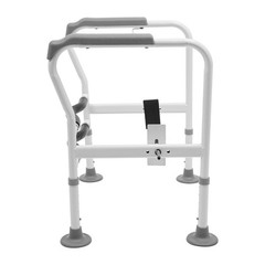Toilet Frame Grab Bars Safety Rail Seat Handicap Assist Senior Arm Rest White US