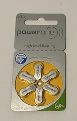 Power One p10 Hearing Aid Batteries – 2 Boxes (120 Total) – Exp 2023‑07 – Sealed