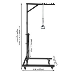 Trapeze Bar for Bed Mobility Patient Mover Free Standing Trapeze Bar 330 lb Load
