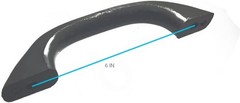 Stainless Steel 2X Inner Grab Handles for Hilux & 4Runner – Gray Powder Coated