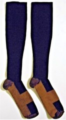 Miracle Copper Anti-Fatigue Compression Unisex Magic Socks Massage Feet/Legs S/M