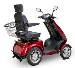 Platinum Mobility Scooter Ships Assembled 500 lb Cap USA Warranty 15 mph Red