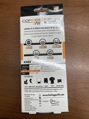2 Copper Fit Freedom Copper Infused Compression Knee Sleeve – XL