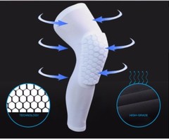 Men Youth Pad Honeycomb Leg Support Knee Sleeve Braces Sports Support Basketball