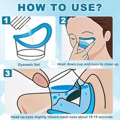 200 Pcs Disposable Eye Wash Cups 5ml – Portable Plastic Rinse & Flush Cups