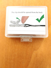 Hearing aid clip and anti loss lanyard keeper prevent loss aids not included