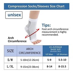 3Pairs Ankle Compression Socks Brace Support Plantar Fasciitist Men Women