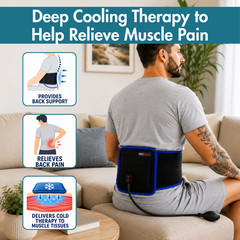 MEDiBrace Back Hip Rib Ice Gel Pack Wrap Cold Compression Therapy Cryotherapy