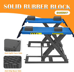 Heavy-Duty Rubber Lift Blocks, 8000Lbs Capacity, Non-Slip, 4 Pack