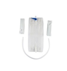 2 Pack Hollister Sterile Urinary Leg Bag 900 mL Vinyl with Leg Straps REF 9349