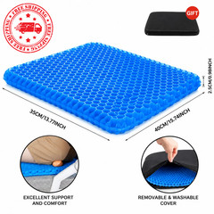 Honeycomb Gel Seat Cushion Cooling Pad for Office Chair Car Pressure Relief