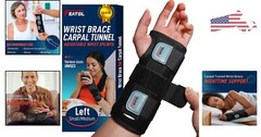 Wrist Brace for Carpal Tunnel – Aluminum Palmer Stay – Fixed Plastic Splints