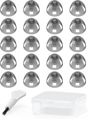 Resound Compatible Hearing Aid Domes Open Smokey Ear Tips Replacement 8Mm (Mediu