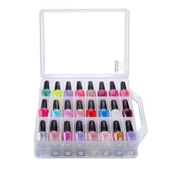 Makartt Nail Polish Organizer Clear Universal Nail Polish Holder For 48 Bottles