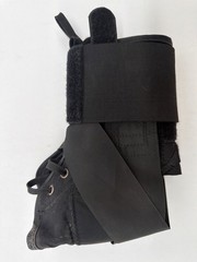 Breg Lace-Up Ankle Brace Support Black Medium Durable Material