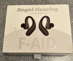 Royal Hearing F-AID Bluetooth Rechargeable Hearing Aid Clear Sound-sealed-NEW