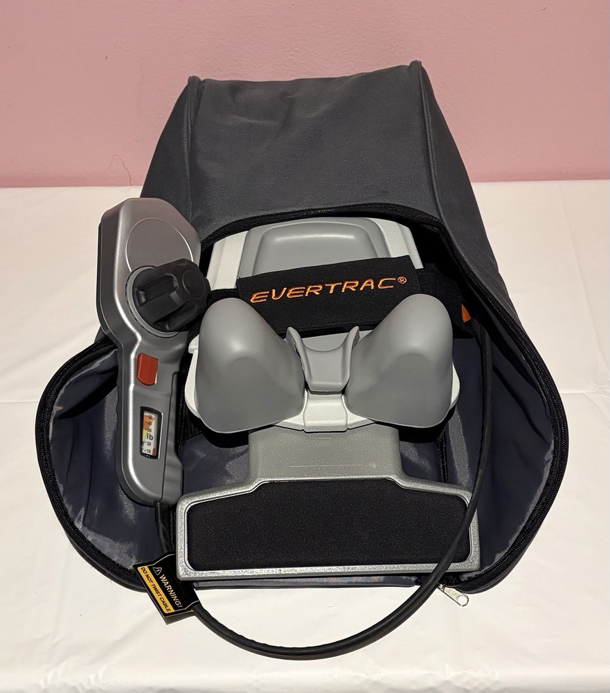 Evertrac Cervical Neck Traction Device CT-800 w/ Storage Case
