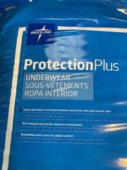 Case of 56 Medline Protection Plus Underwear XL MSC3600 pullups Super absorbent