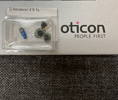Phonak/Unitron Speaker For Marvel/Jump 4.0 Size 1L (left) Domes & Ear Grip Too