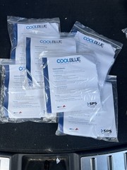 LOT 6- Cool Blue Prosthetic Sock CB1MDXS2 Size 1, 2 3 Ply Length 8-12 NEW