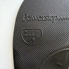 Powerstep Original Orthotic Supports Full Length Insoles Size D M7-7.5, W9-9.5