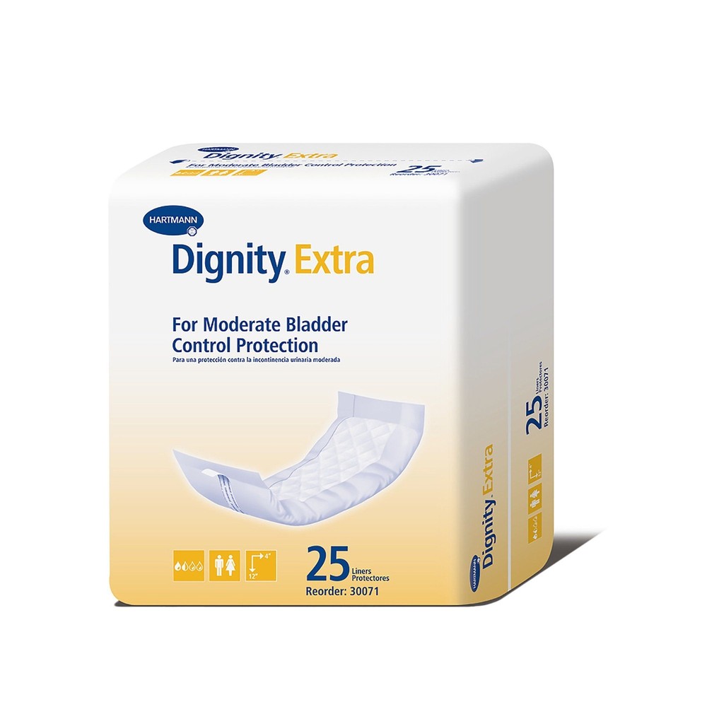 Dignity Extra For Moderate Incontinence Liner, 12-Inch Length (Sold as CS/250)