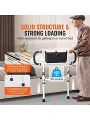 NEW Bed Rails Elderly Adults Folding 180°/90° 450LB Capacity FREE SHIPPING