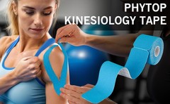 K Tape Precut Strips (40 Count, 10″) | Latex-Kinesiology Tape for Sports |