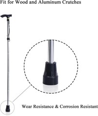 3/4 Inch Rubber Cane Tips – Shock Absorbing & Corrosion Resistant