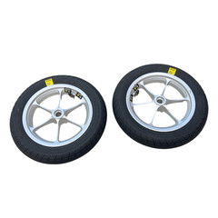 PAIR DRIVE WHEELS 12-1/2″ X 2-1/4″ AIR TIRE JAZZY PASSPORT POWER WHEELCHAIR PART