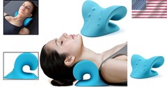 Neck and Shoulder Relaxer Memory Foam Pillow for TMJ and Cervical Health