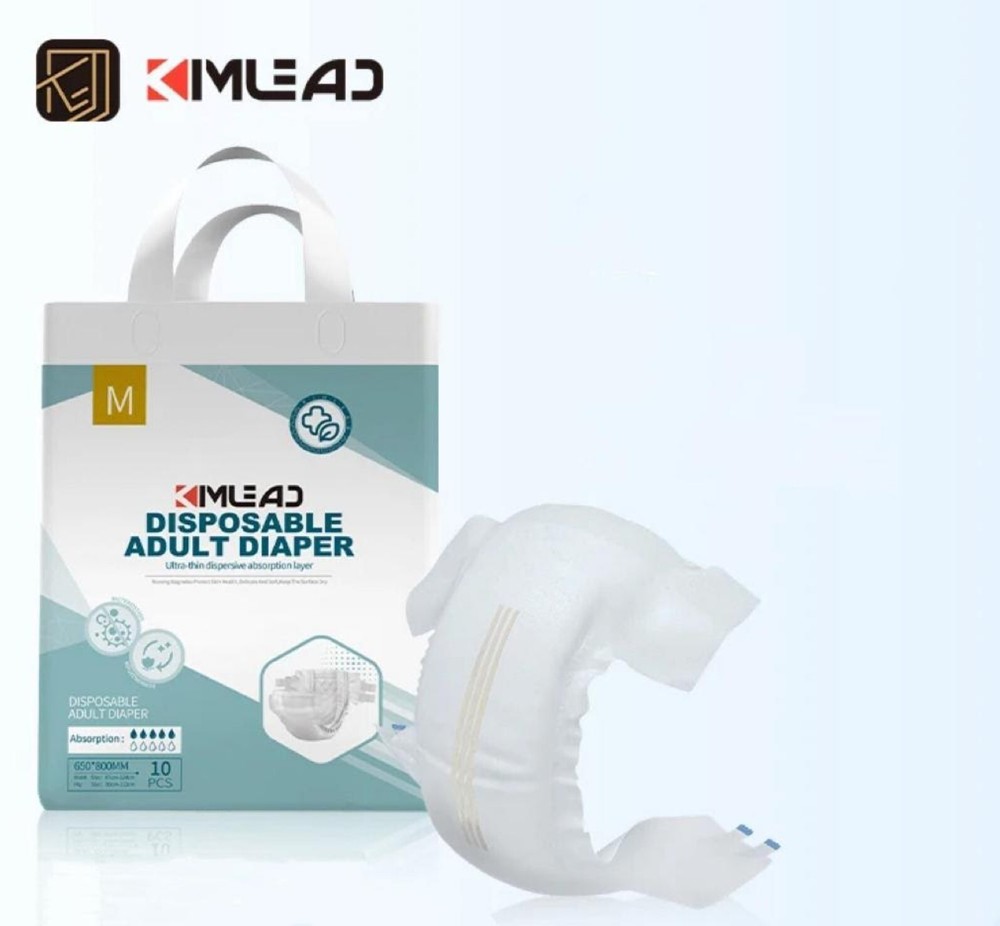 10 Disposable Adult Incontinence Diaper-Maximum Absorbency, Wetness Indicator.