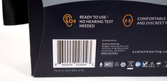 Audien ATOM PRO 2 Wireless Rechargeable OTC Hearing Aid, Premium Comfort Design