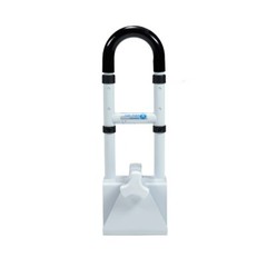 Dynarex 10342 Durable Powder-Coated Steel Height Adjustable Bathtub Safety Rail