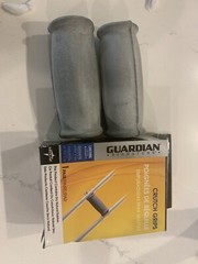 GUARDIAN Signature Crutch Grips – One Pair – 4″ x 1.5″ – Gray – G00017 Midline