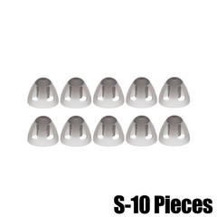 10-100Pcs Soft Hearing Aids Dome Open Domes Layer Replacement Eartip Black
