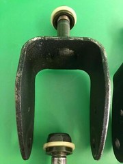 Rear & Front Caster Forks for Invacare TDX SP Power Wheelchair -set of 4- #C299