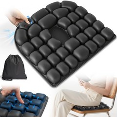 Travel Cushion for Airplane & Wheelchair – Adjustable, Portable, Non-Skid, Coccy