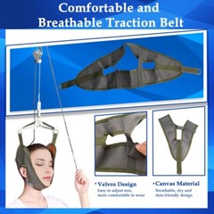 Neck Traction Stretching Arthritis Hammock Cervical Device Over Door Pain Relief